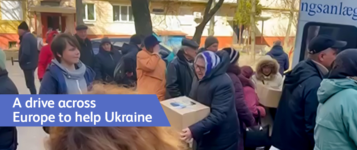 A drive across Europe to help Ukraine refugees