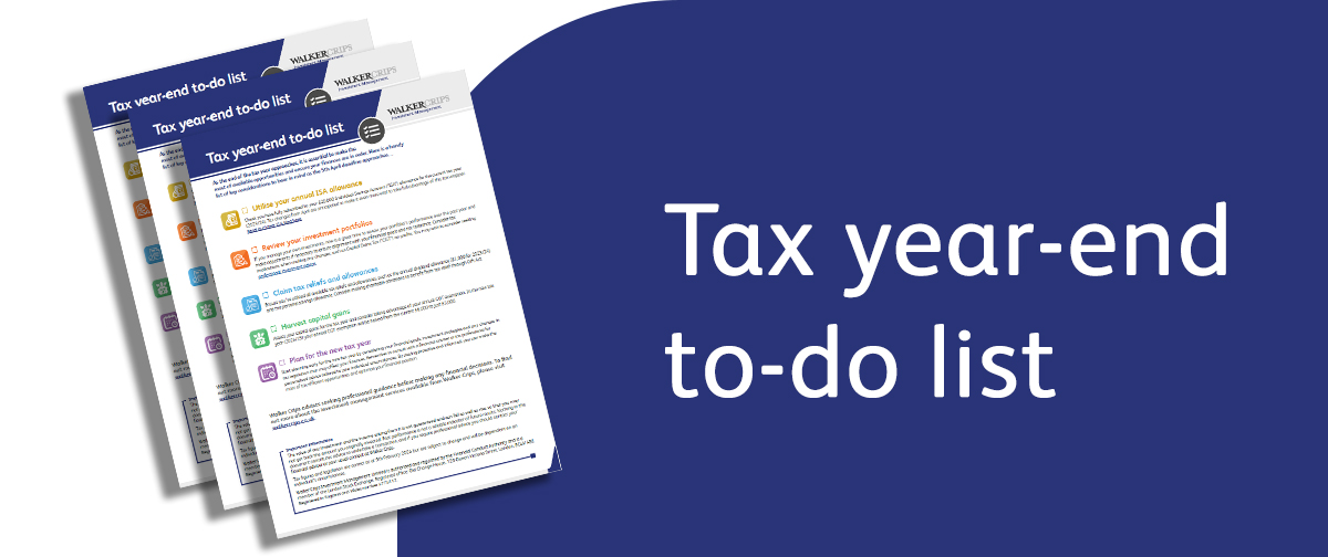 Tax year-end to-do list